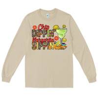 Mushroom Chip dippin' margarita sippin' Long Sleeve Tee - RanaPortraitStore