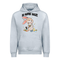 Heather Grey so hoppin boujee easter bunny  belt bag ins Urban Hoodie - MaliasSmallBusiness
