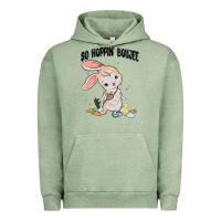 Pigment Oil Green so hoppin boujee easter bunny  belt bag ins Urban Hoodie - MaliasSmallBusiness