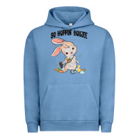 Pigment Pebble Blue so hoppin boujee easter bunny  belt bag ins Urban Hoodie - MaliasSmallBusiness