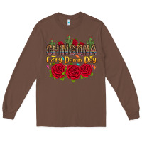 Chestnut Chingona every damn day Long Sleeve Tee - RanaPortraitStore