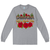Heather Grey Chingona every damn day Long Sleeve Tee - RanaPortraitStore