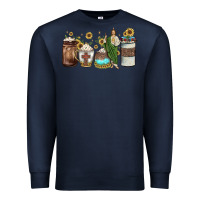 Navy san judas coffee Premium Sweatshirt - JahusDesignShop