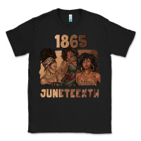 Black 1865 juneteenth melanin with afro Classic Tee - texasbilliewilder