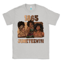 Moon Dust 1865 juneteenth melanin with afro Classic Tee - texasbilliewilder