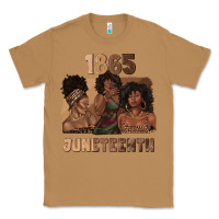 Toasted Coconut 1865 juneteenth melanin with afro Classic Tee - texasbilliewilder