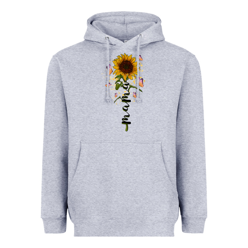 Mama Sunflower Heavyweight Hoodie by RacoonDesign | Teevron