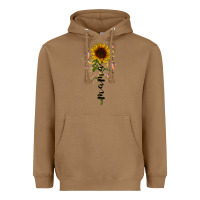 Toasted Coconut mama sunflower Heavyweight Hoodie - RacoonDesign