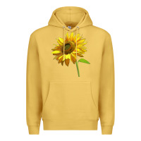Antique Gold sunflower Premium Hoodie - LillyAllenDesigns