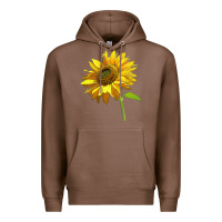 Chestnut sunflower Premium Hoodie - LillyAllenDesigns
