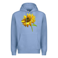 Colony Blue sunflower Premium Hoodie - LillyAllenDesigns