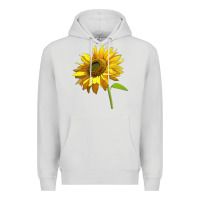 Dove Grey sunflower Premium Hoodie - LillyAllenDesigns