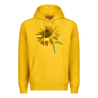 Lemon sunflower Premium Hoodie - LillyAllenDesigns