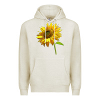Oatmeal Heather sunflower Premium Hoodie - LillyAllenDesigns