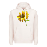 Pale Pink sunflower Premium Hoodie - LillyAllenDesigns
