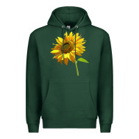 Sports Green sunflower Premium Hoodie - LillyAllenDesigns