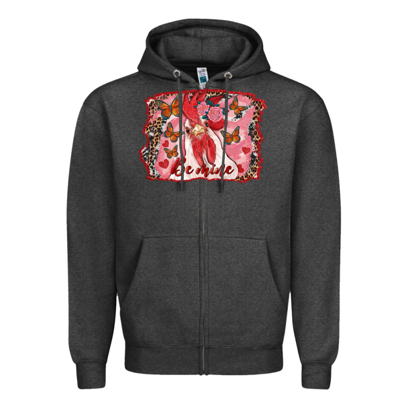 Be Mine Rooster Zipper Hoodie by RanaPortraitStore | Teevron