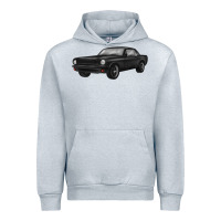 Heather Grey classic car Urban Hoodie - MaliasSmallBusiness