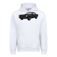 White classic car Urban Hoodie - MaliasSmallBusiness