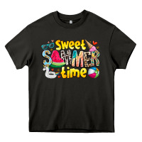 Asphalt summer time Heavy Core Tee - CowhideDigitalArt