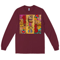Burgundy Bonita Long Sleeve Tee - RanaPortraitStore