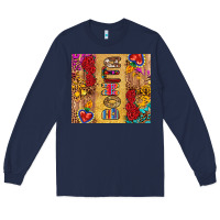 Navy Bonita Long Sleeve Tee - RanaPortraitStore
