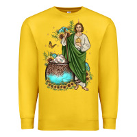 Lemon san judas coffee cup sunflower Premium Sweatshirt - JahusDesignShop