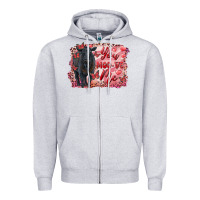 Heather Grey you moo ve  me black angus Zipper Hoodie - RanaPortraitStore