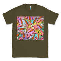 Army Green Easter bunny carrot and quail egg Classic Tee - RanaPortraitStore