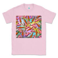 Bubblegum Pink Easter bunny carrot and quail egg Classic Tee - RanaPortraitStore