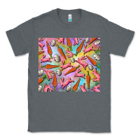 Charcoal Heather Easter bunny carrot and quail egg Classic Tee - RanaPortraitStore