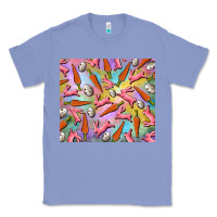Colony Blue Easter bunny carrot and quail egg Classic Tee - RanaPortraitStore