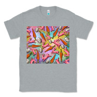 Heather Grey Easter bunny carrot and quail egg Classic Tee - RanaPortraitStore