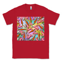 Red Easter bunny carrot and quail egg Classic Tee - RanaPortraitStore