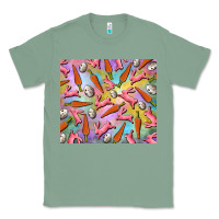 Sage Easter bunny carrot and quail egg Classic Tee - RanaPortraitStore