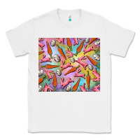 White Easter bunny carrot and quail egg Classic Tee - RanaPortraitStore