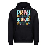 Black pray more worry less Urban Hoodie - MaliasSmallBusiness