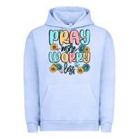 Pigment Grape Ice pray more worry less Urban Hoodie - MaliasSmallBusiness