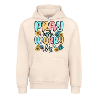 Sandshell pray more worry less Urban Hoodie - MaliasSmallBusiness