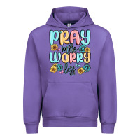 Tulip pray more worry less Urban Hoodie - MaliasSmallBusiness
