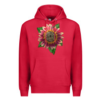 Cardinal crimson blaze sunflower Premium Hoodie - LillyAllenDesigns