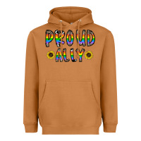 Meerkat proud ally Heavyweight Hoodie - CowhideDigitalArt