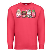 Cardinal pink Christmas coffee Premium Sweatshirt - JahusDesignShop