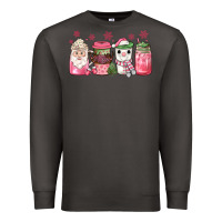 Smoke pink Christmas coffee Premium Sweatshirt - JahusDesignShop