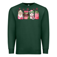 Sports Green pink Christmas coffee Premium Sweatshirt - JahusDesignShop