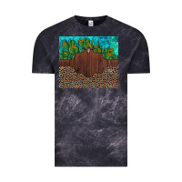 Cloud Black custom cactus and sunflowers leopard turquoise Vintage Tee - Artiststas