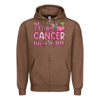 Chestnut breast cancer awareness Zipper Hoodie - Zillion Design Studio