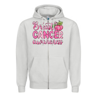 Dove Grey breast cancer awareness Zipper Hoodie - Zillion Design Studio