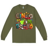 Army Green Cinco de drinko Long Sleeve Tee - RanaPortraitStore