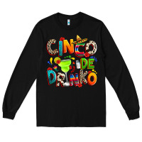 Black Cinco de drinko Long Sleeve Tee - RanaPortraitStore